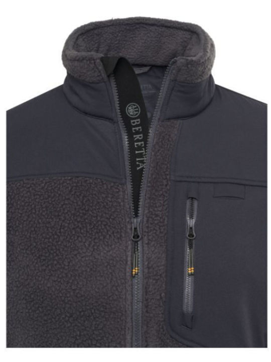 Beretta Halifax Sherpa Αδιάβροχη Κυνηγετική Ζακέτα Fleece Μαύρο