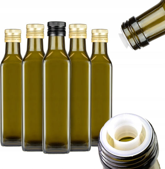 Bimberek Δοχείο Λαδιού Γυάλινο με Ροή 250ml