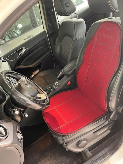 Autopataki Car Seat Cover 2 Pieces Red / Black