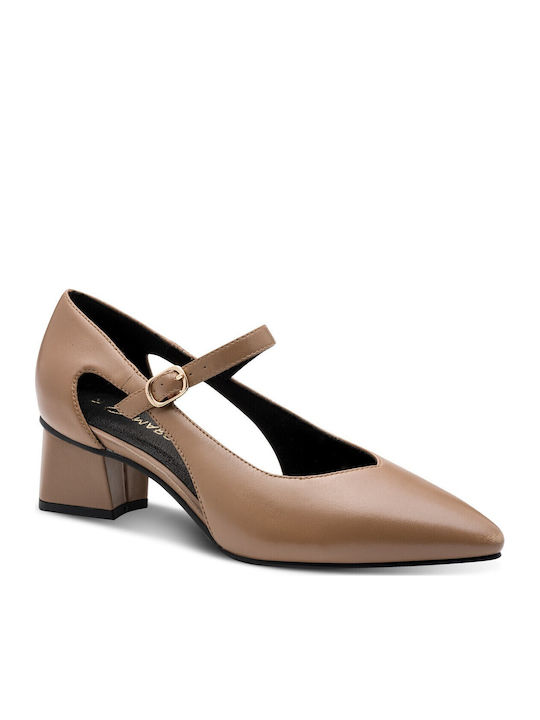 Leather Brown Heels