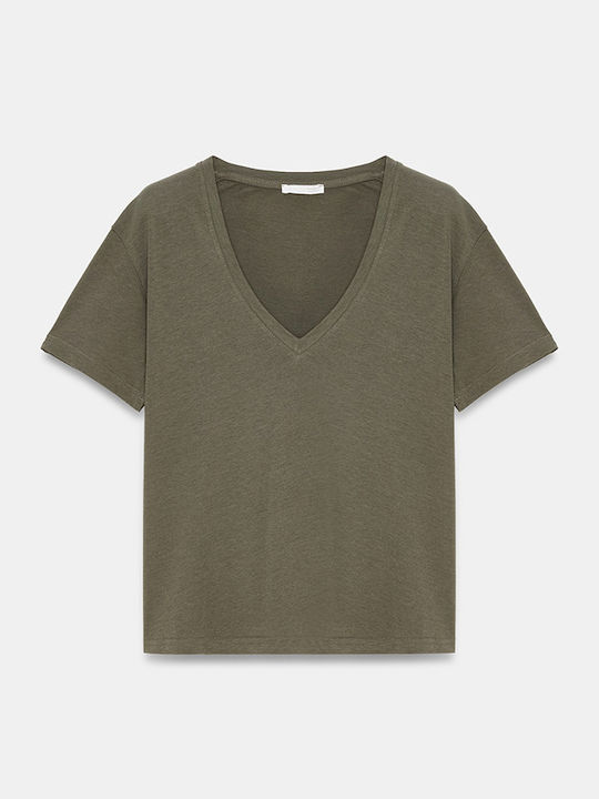 Women's Khaki T-shirt