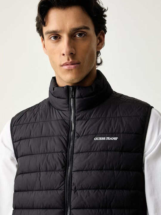 Sleeveless Puffer Jacket Black