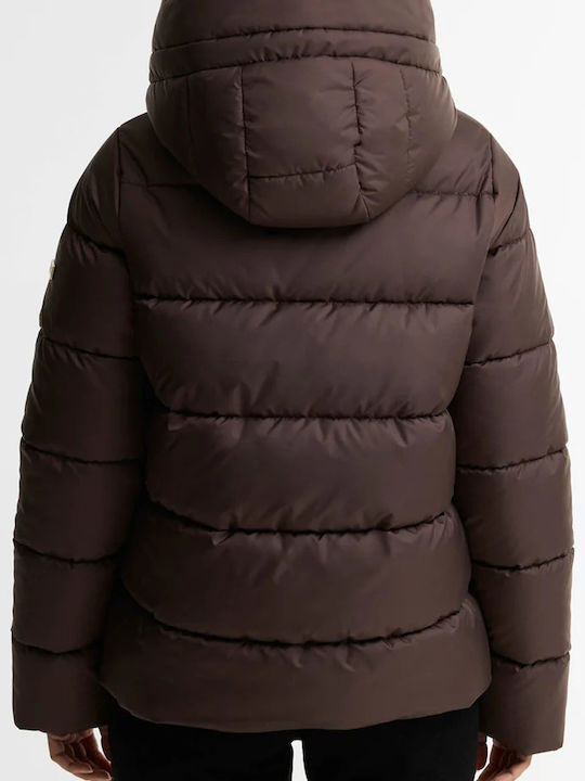 Barbour Women's Puffer Jacket for Winter Truffle