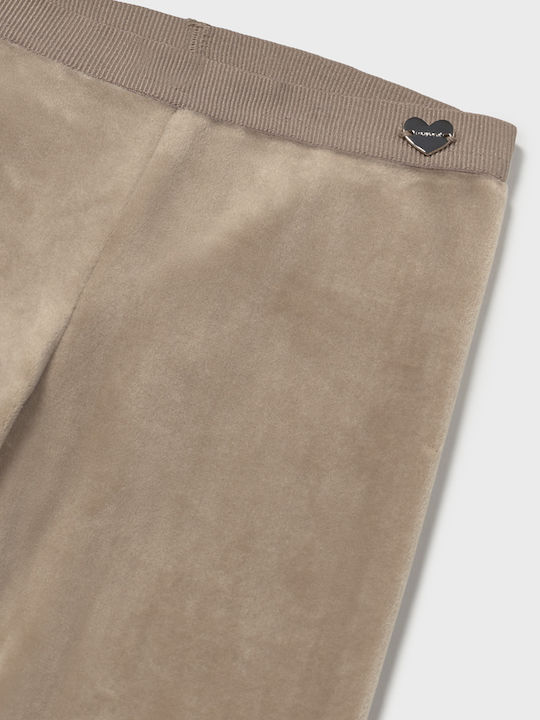 Kids Long Leggings Beige