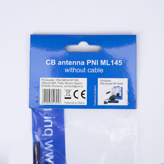 Pni Ml145 Autoantenne CB Autoauto 145cm Ohne Kabel & Basis 400w Pl Ø16mm