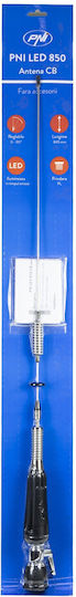PNI Led 850 Autoantenne CB Autoauto 85cm Ohne Kabel & Basis 300w Beleuchteter Spulenkörper Pl Ø16mm