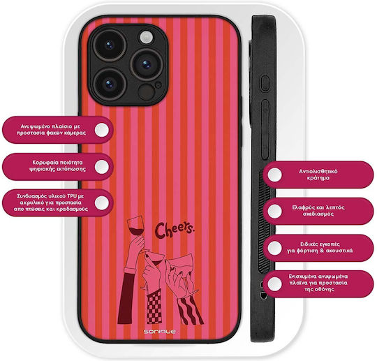 Sonique Stripe Stories Series Handyhüllen Für Samsung Galaxie M55 5G Cheers