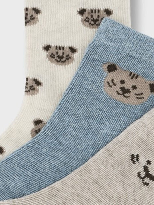 Mayoral Kids' Socks Light Blue 3 Pairs