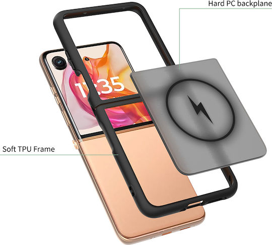 Techsuit Purefrost Rückseite Hülle Schwarz Für Razr 50 Ultra