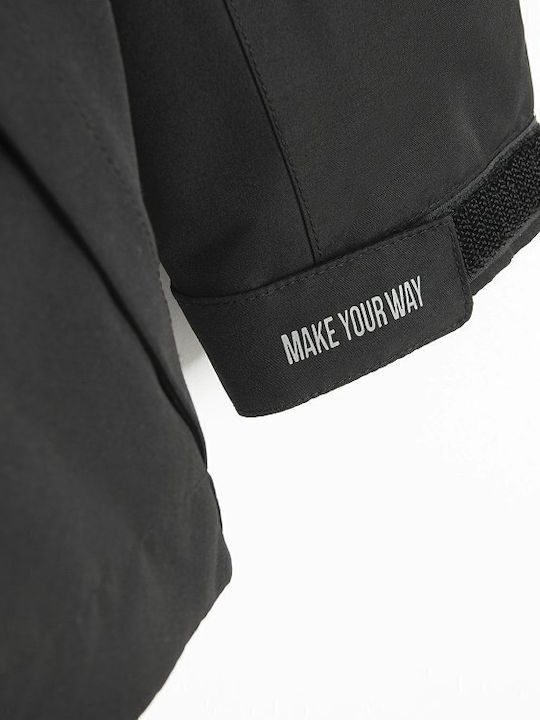Kids Casual Short Black Jacket