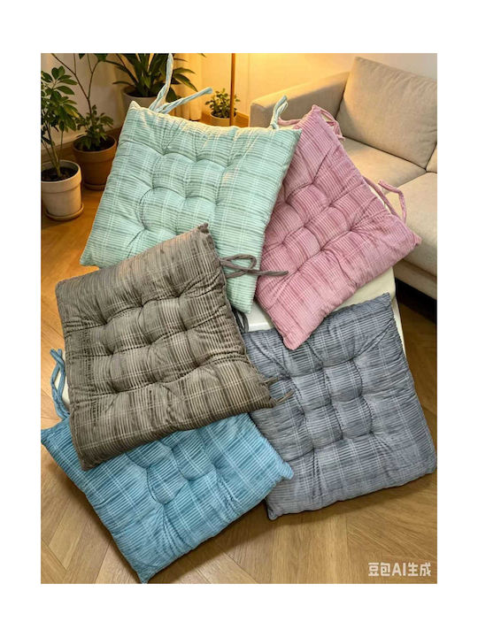 Garden Chair Cushion Blue 35x35cm