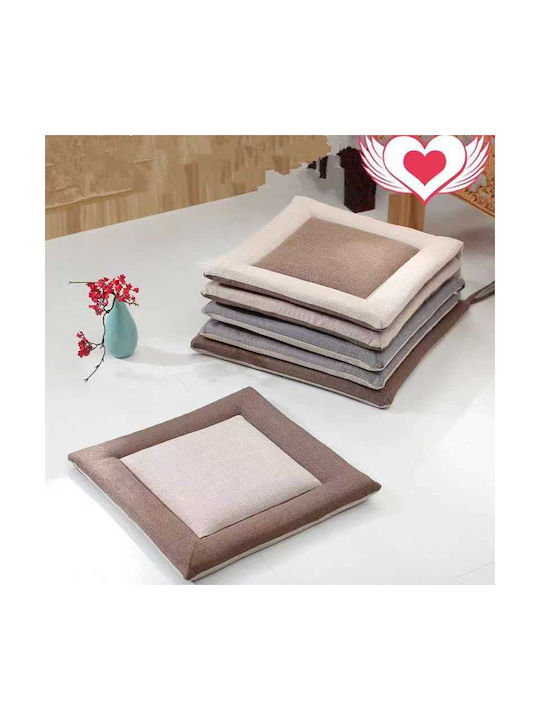 Μαξιλάρι Καρέκλας Κήπου Brown 40x40εκ.