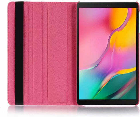 Предпазен калъф Флип капак Въртящ се Издръжлив Фуксия (Samsung Galaxy Tab A8)