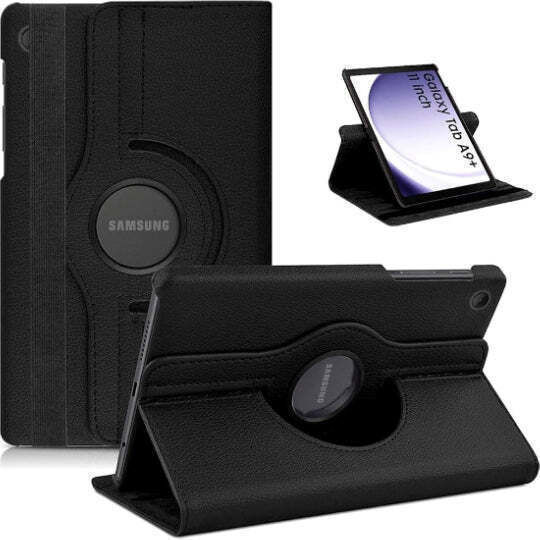 Protective Cover Флип капак Въртящ се Издръжлив Черен (Samsung Galaxy Tab A8)