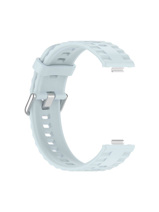 Huawei Watch Fit4 Pro Fit4 Fit3 Xdfind Silver Buckle Monochrome Watch Strap Silicone Light Blue Huawei Watch Fit4 Pro Fit4 Fit3 Xdfind Silver Buckle Monochrome Watch Strap Silicone Light Blue