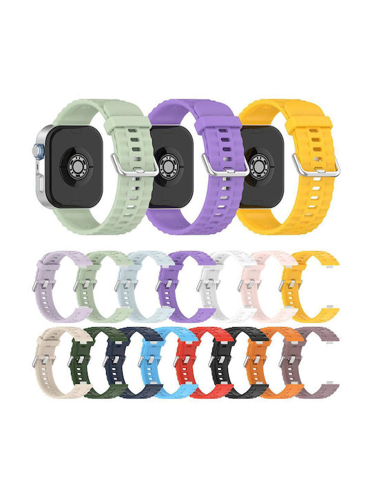 Huawei Watch Fit4 Pro Fit4 Fit3 Xdfind Silver Buckle Monochrome Watch Strap Silicone Light Green