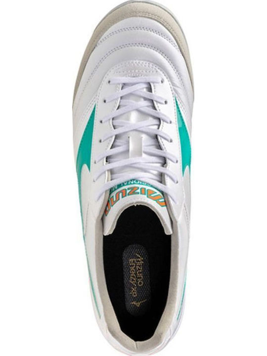 Mizuno Morelia Sala Elite TF Ποδοσφαιρικά Παπούτσια με Σχάρα Λευκά