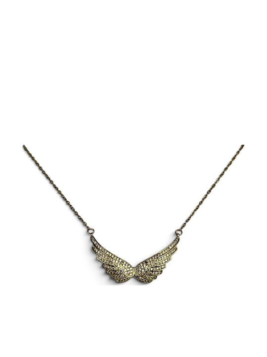 Steel Necklace From Gold Plated Steel Steel Necklace From Gold Plated Steel