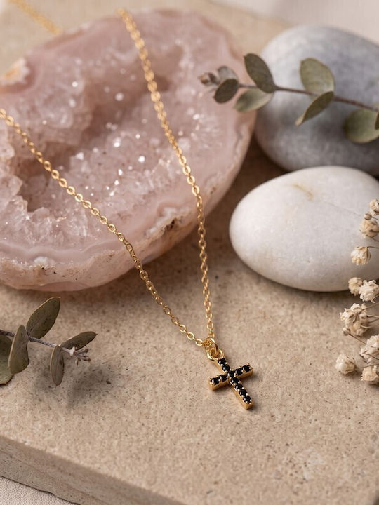Grekas Halskette aus Silber mit Zirkon Grekas Halskette aus Silber mit Zirkon
