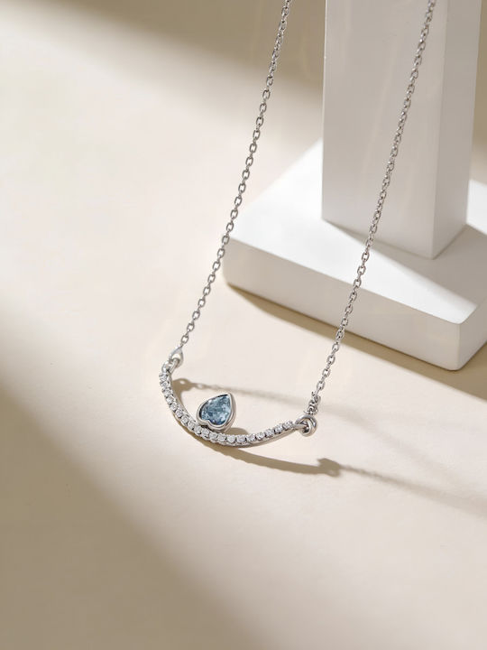 Chrysothemiss Κολιέ Blue Drop