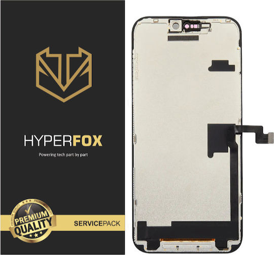 Hyperfox Екран със Сензорен Механизъм за Apple iPhone 16 Pro Max (Черен)