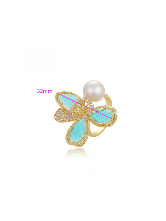 Chrysothemiss Δαχτυλίδι Aurora Blossom