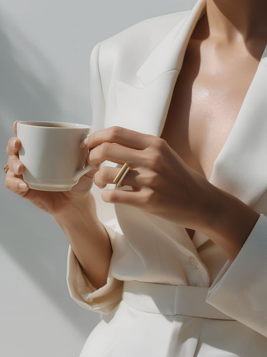 Chrysothemiss Minimalist Gold Band Ring