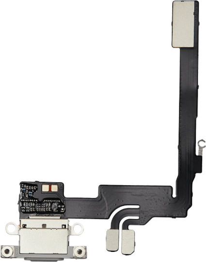 Charging Flex Cable Plate Apple Iphone 16 Pro White Titanium