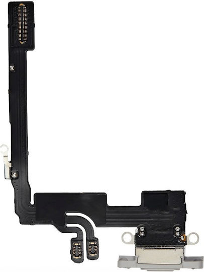 Charging Flex Cable Plate Apple Iphone 16 Pro White Titanium