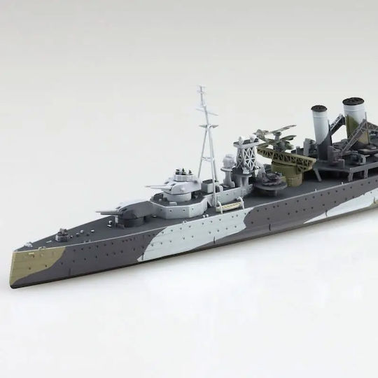Пластмасов Моделен Комплект Кралски Флот Тежък Крейсер Кент 1/700