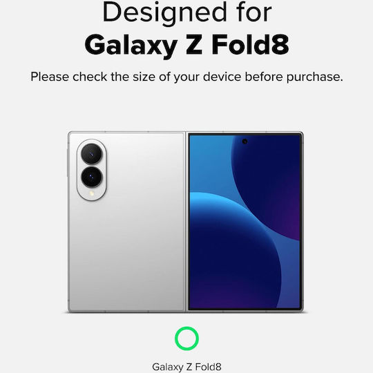 Ringke Protecție Cadru Cameră Sticlă Temperată Neagră pentru Galaxy Z Fold8