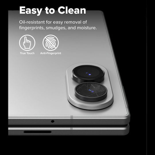 Ringke Protecție Cadru Cameră Sticlă Temperată Neagră pentru Galaxy Z Fold8