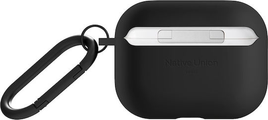 Native Union Θήκη Σιλικόνης με Γάντζο σε Μαύρο χρώμα για Apple AirPods Pro 3