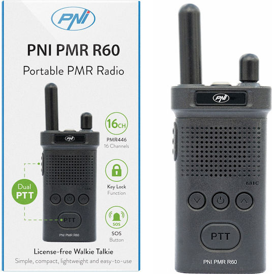 PNI R60 Funkgerät PMR 0.5W ohne Display