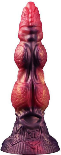 Power Monsters Savage Beastlord Tricolor Fantasy Dildo With Suction Cup Purple