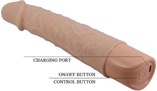 Pretty Love Realistic Vibrator Anal Dildo with Vibration