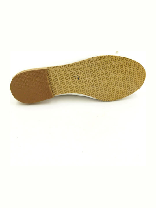 Kids Pumps & Ballerinas with Hoop & Loop Closure Ecru