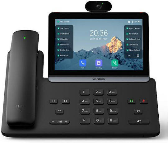 Yealink T88v Pro Ip Voip Gigabit Poe Wifi Bluetooth Phone Successor To T58w