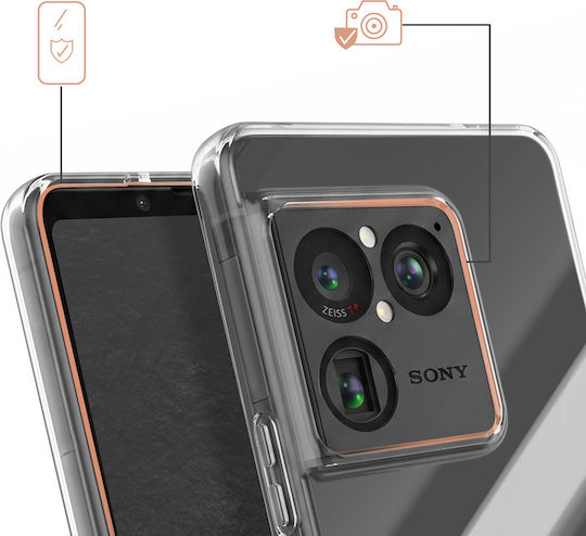 Imak Handyhülle Sony Xperia 1 Viii Silikon 1,5 Mm Erhöhte Kanten Transparent