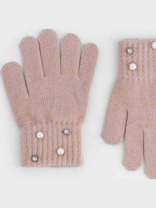 Kinderhandschuhe Gestrickt Rosa