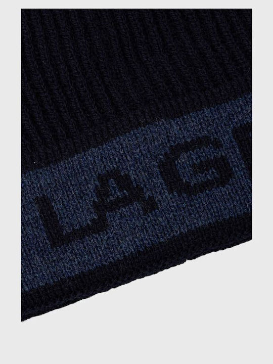 Beanie Men's Knitted Beanie in Blue Colour