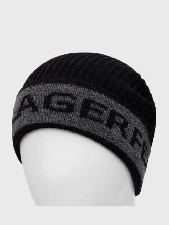 Beanie Men's Knitted Beanie in Black