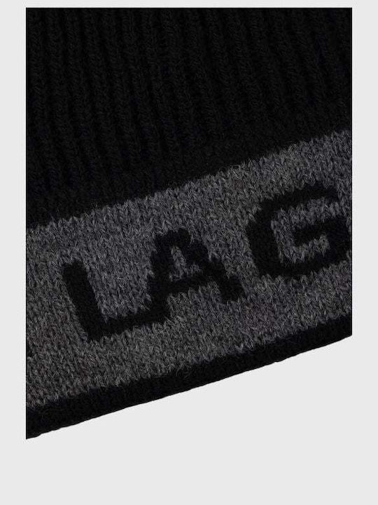 Beanie Men's Knitted Beanie in Black