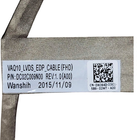 Кабел за екран Flex Dell Precision M4800 4800-0606 4800-0620 4800-0675 4800-4323 4800-4326 Vaq10 30pin 0wj640 Dc02c009n00 Oem Код 1-flex1019
