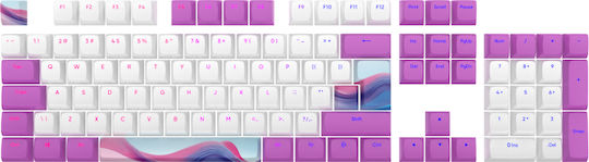 Dark Project DPKS177_CAN1_Taste Pentru Tastatură PBT Cu Aspect ANSI și ISO 177 Bucăți