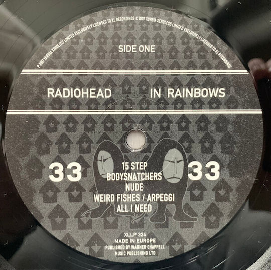 Radiohead In Rainbows 1 LP Rosa Vinyl