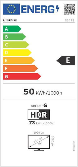 Hisense Smart Fernseher 50 Zoll Volle HD QLED A5S HDR (2026) 50A5S