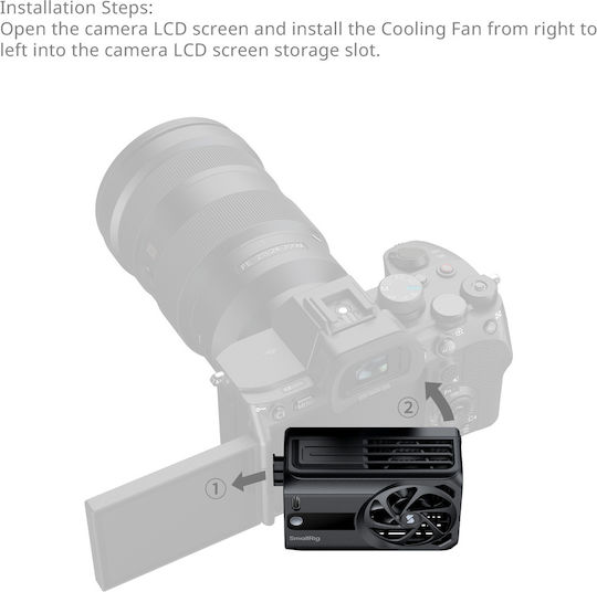 Smallrig 5328 Ανεμιστήρας Mirrorless Μηχανές Hybrid Cooling