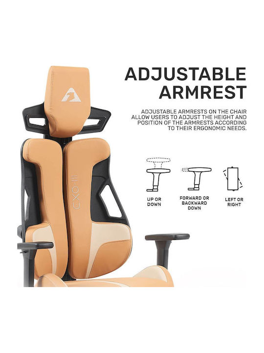 Armaggeddon Exo III Artificial Leather Gaming Chair with Adjustable Arms Salt Flat
