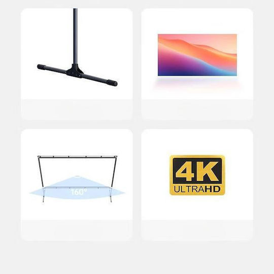 Jmgo Οθόνη Προβολής Projector Δαπέδου / 100"